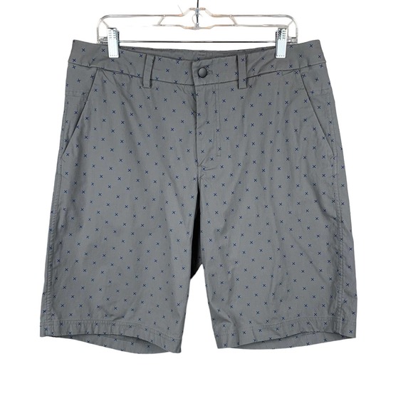 Lululemon Other - Lululemon Classic Chino Shorts Grey Blue Crosses Men’s 36